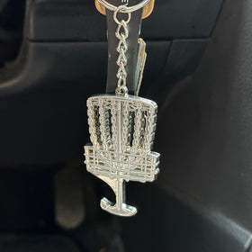 Hyzer Hound premium metal keychain bottle opener ideal for on-course swag.