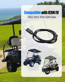 HZOTLO ICON EV setup with cable showing easy controller access.