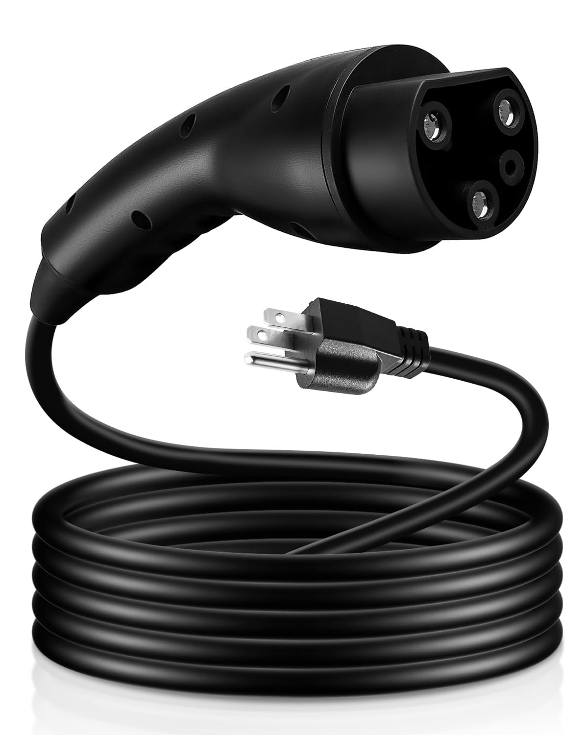 HZSIFU Evolution EV cord-assembly closeup with copper conductors for efficiency