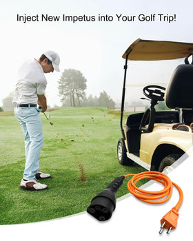 HZSIFU golf-cart charger cord compatible with Evolution ICON series.