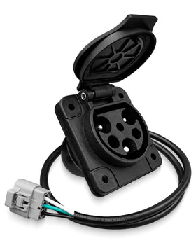 HZSIFU ST-031016-PZ 3-pin charger receptacle head for stable golf cart charging