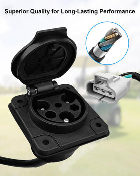 HZSIFU weatherproof charger head withstands rain and dust during charging