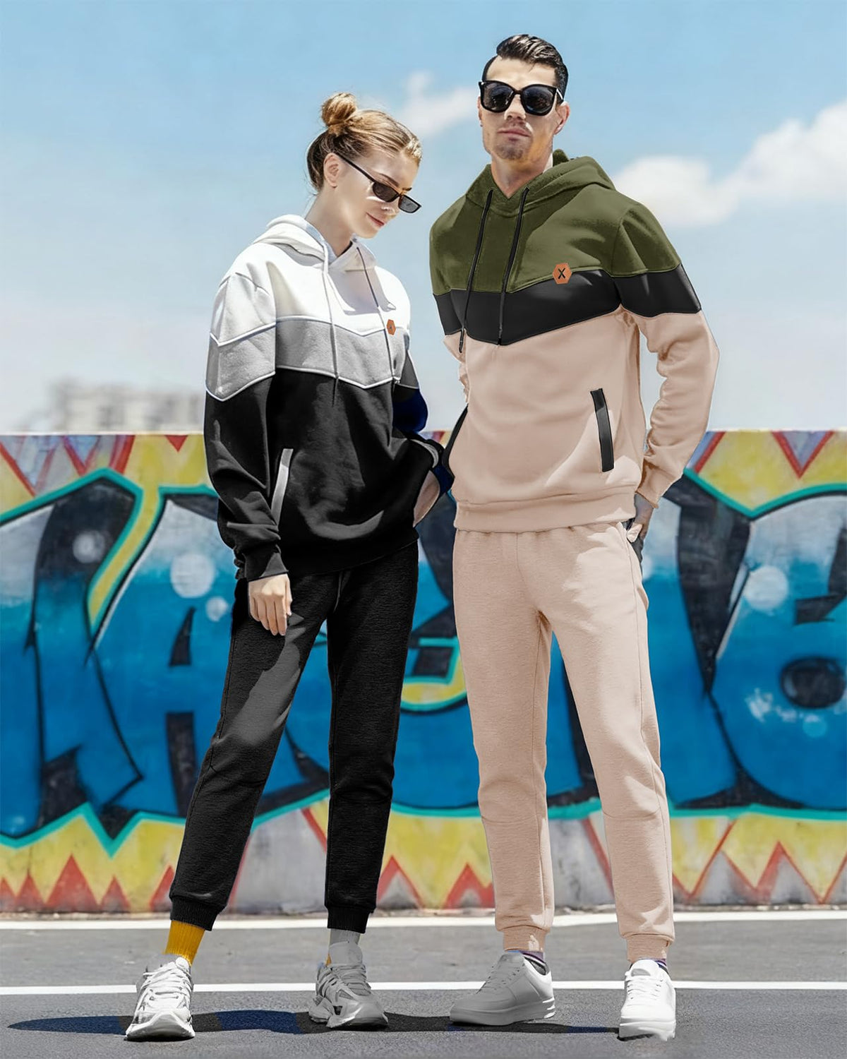 Hzyouke high-neck windproof top shields cold during outdoor runs