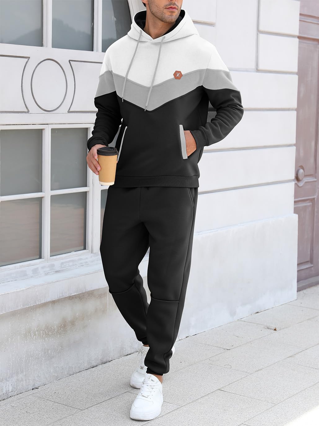 Hzyouke machine-washable tracksuit set simplifies care