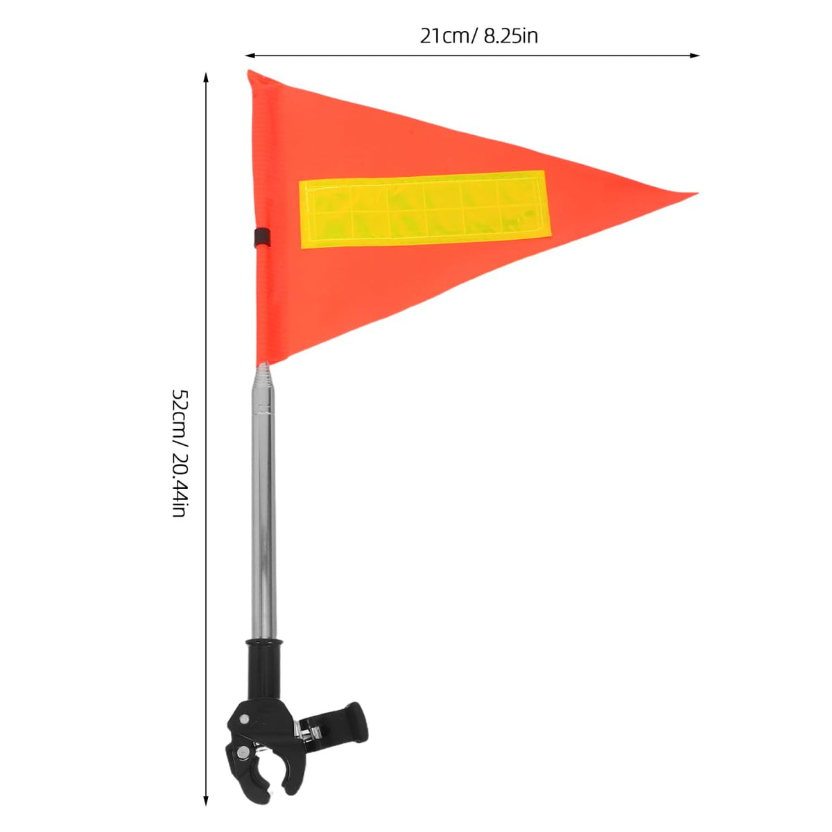 ibasenice flag on a wheelchair improves daytime visibility