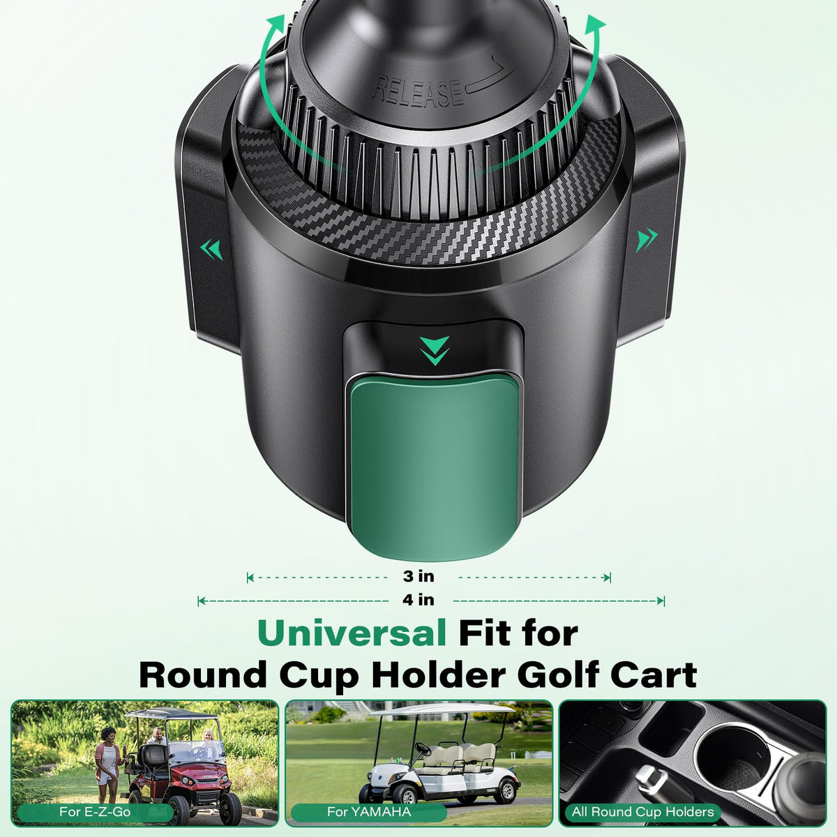 ICARMOUNT features 360-degree rotation for optimal orientation
