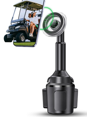 ICARMOUNT MagSafe golf cart mount grips iPhone securely during ride
