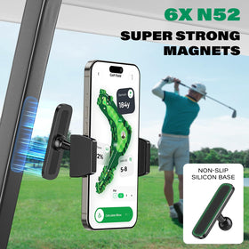 ICARMOUNT strong N52 magnet base holds devices stably on metal surfaces.