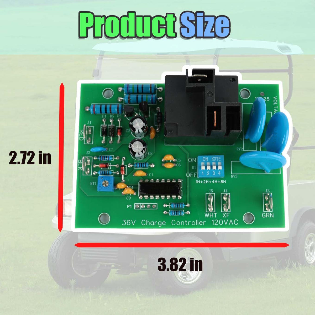ICHEPLUS Power Control Input Board side view showing slim profile for versatile mounting