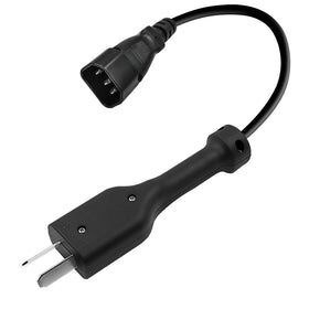 ieadaor Crowfoot plug on club car charger showing reliable lead-acid connection