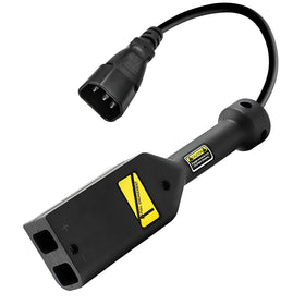 Ieadaor golf cart charger plug with D-type connector for EZGO TXT charging reliability.