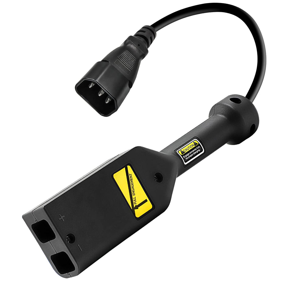 Ieadaor golf cart charger plug with D-type connector for EZGO TXT charging reliability.