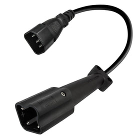 ieadaor golf cart charger plug with Yamaha Nabson 3-pin for reliable 48V charging.
