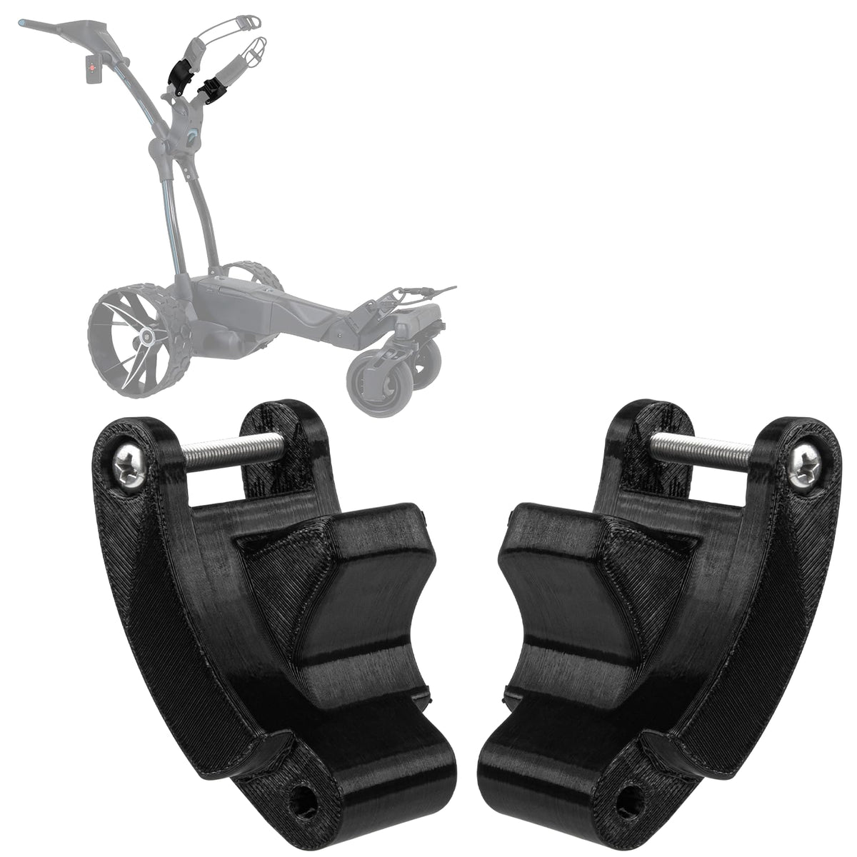 Ignalu golf bag stabilizers pair in front view showing secure twist-free performance