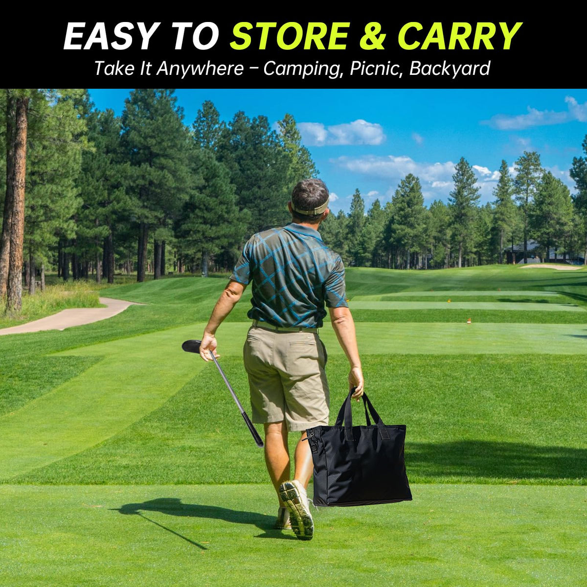 IGRL carry-bag makes transport and storage effortless for on-the-go play.