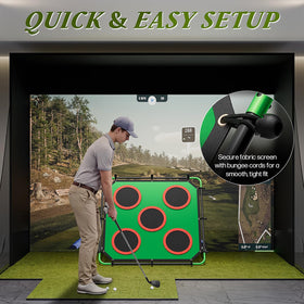 IGRL portable golf game with carry bag for easy setup and transport