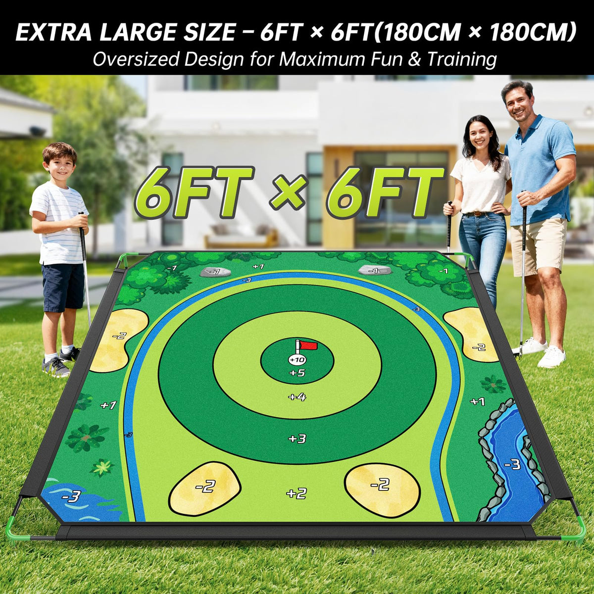 IGRL golf-tees stabilize balls during drills and different practice setups.