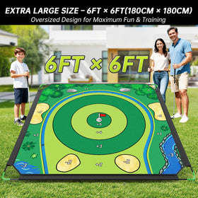 IGRL golf-tees stabilize balls during drills and different practice setups.