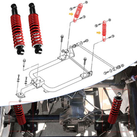iLSKW 14-inch shock design supports comfortable rear-seat travel