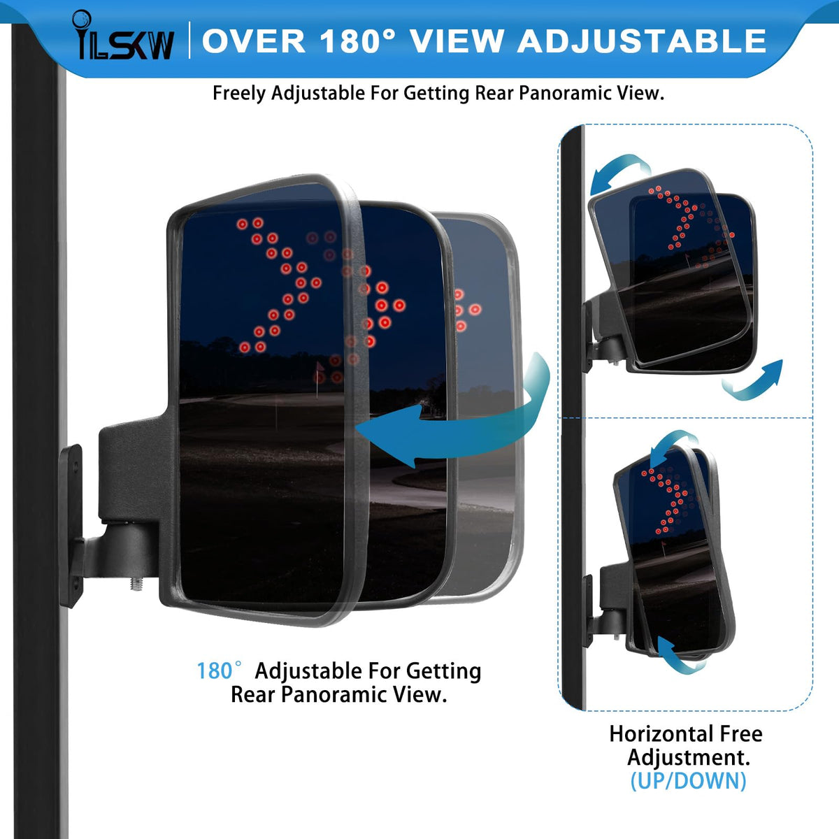 iLSKW ABS plastic shell provides sturdy, vibration-resistant performance.