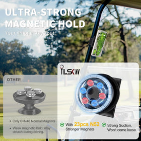 iLSKW adhesive metal plate to boost magnetic strength on any phone.