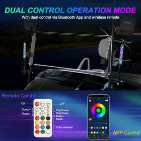 iLSKW app and remote control interface for color and mode customization