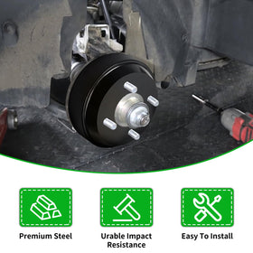iLSKW installation-ready brake kit designed for Yamaha G14/G16/G19/G22.
