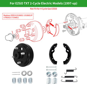 iLSKW brake spring hardware kit neatly arranged for quick installation