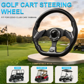 iLSKW carbon-black wood-rim wheel adds stylish interior detail and durable control.
