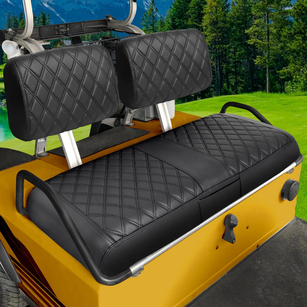 iLSKW Club Car DS seat backrest cover enhances durability and ease of cleaning