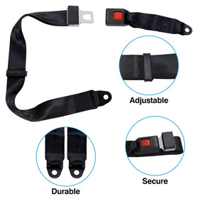 DOT certified iLSKW seat belt for passenger safety on trips