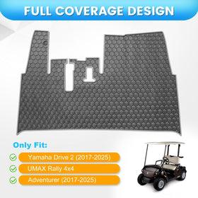 iLSKW Drive2 floor mat 3/10 inch thick for durability and pedal clearance.