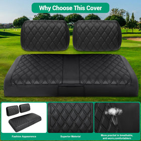 Easy installation with adjustable straps and retractable buckles ensures secure fit