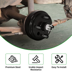 Note indicating non-fit for electric or 2-cycle EZGO carts with smaller holes.