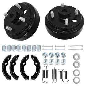 iLSKW EZGO TXT brake drum kit close-up with 24-tooth spline for precise fit