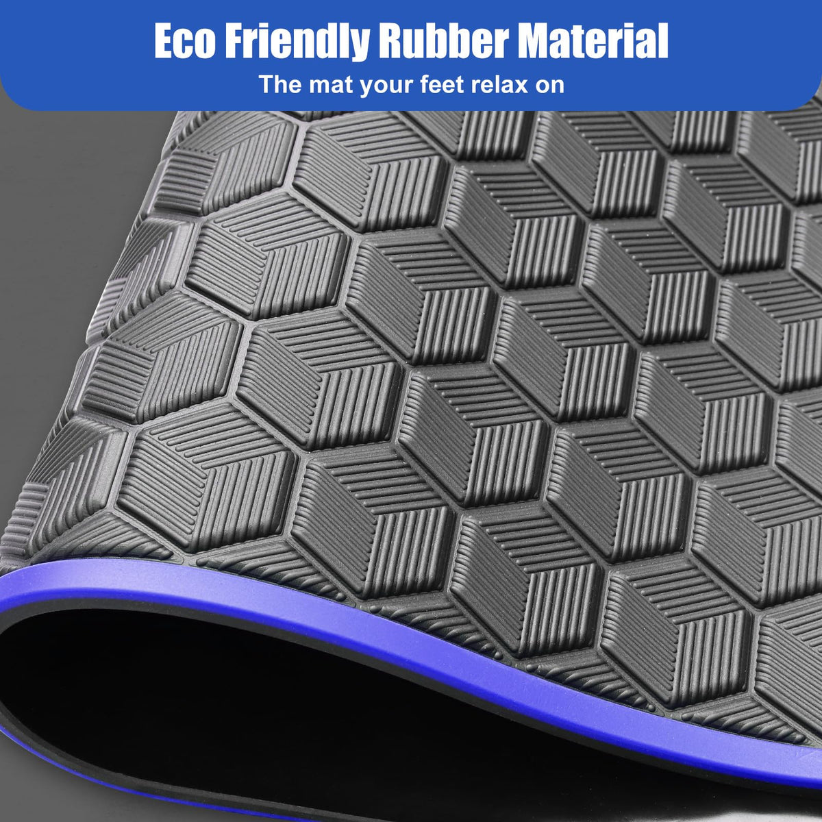 ILSKW EZGO TXT easy-clean mat rinses clean with a spray.