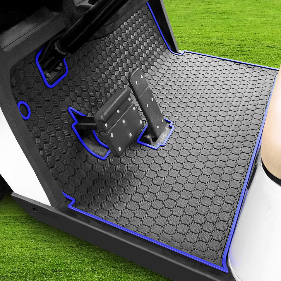 ILSKW EZGO TXT floor mat with full coverage protects against dust and wear.
