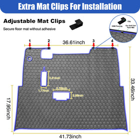 ILSKW EZGO TXT perfect-fit flooring for EZGO TXT, EX1, Valor, Cushman.