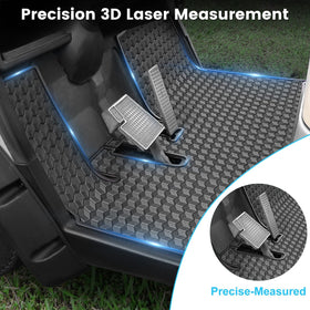 Anti slip 3-line pattern prevents shifting while driving
