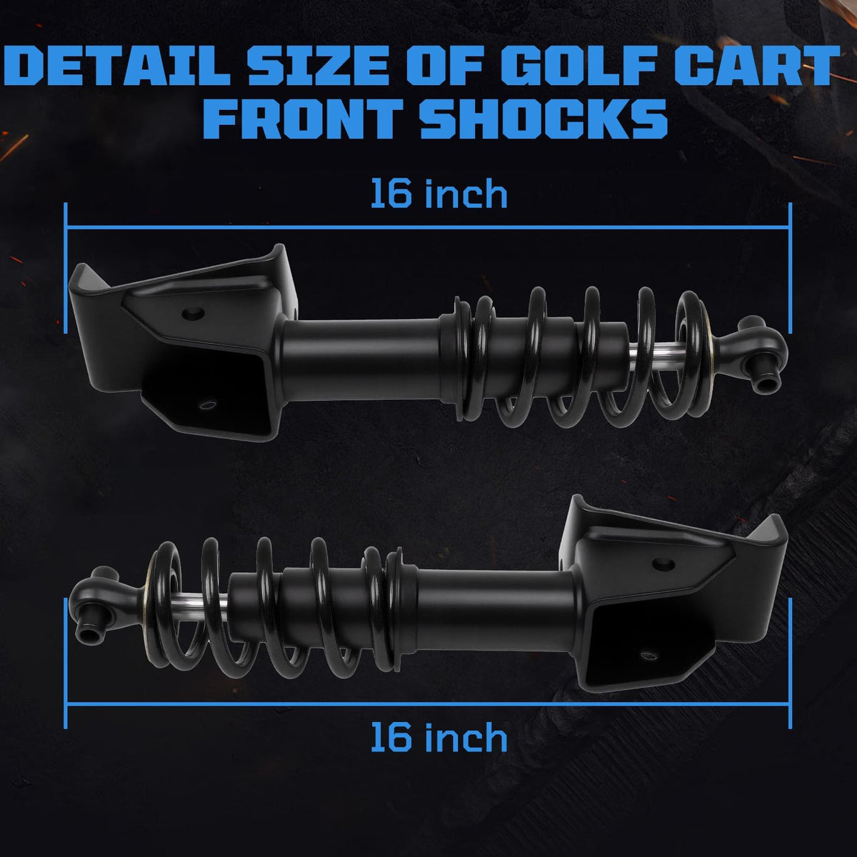 iLSKW front shocks pairing handles rough terrain for balanced driving.