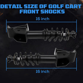 iLSKW front shocks pairing handles rough terrain for balanced driving.