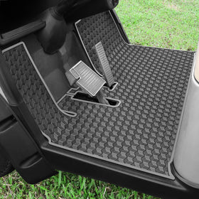 iLSKW golf cart floor mat for Yamaha G29 with full-coverage fit and durability.