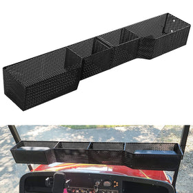 iLSKW front inner basket mesh tray for EZGO and Club Car carts keeps items organized.