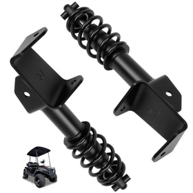 iLSKW Yamaha G29 driver-side front shock improves ride quality on uneven surfaces.
