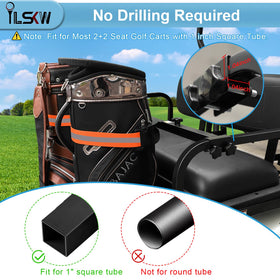iLSKW sturdy metal bracket for stable bag support on rough roads.