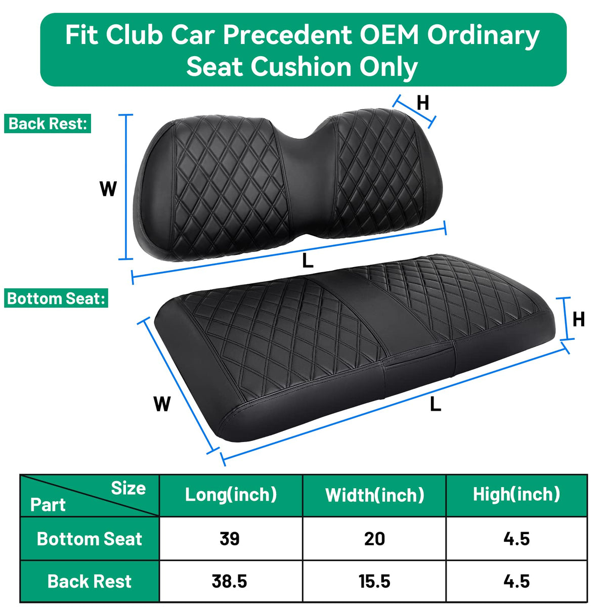 iLSKW seat cover design is easy to install over existing cushions