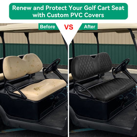 iLSKW diamond-type seat cover kit maintains seat stability and style