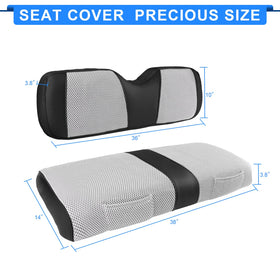 iLSKW universal rear seat cover with wrap-around fit