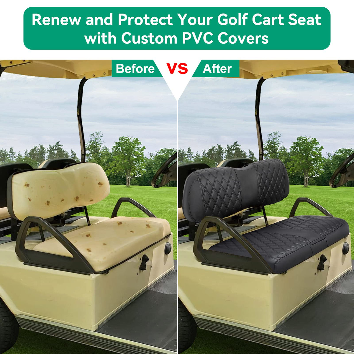 iLSKW PVC leather material provides waterproof protection and easy wipe-down.