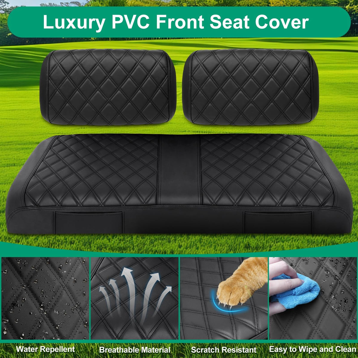 iLSKW Yamaha G22 waterproof vinyl leather used on seat cover surface